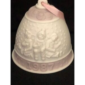vintage Lladro Christmas bell‎ 1987 Ornaments